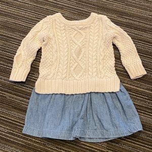 Baby Gap girls sweater dress
